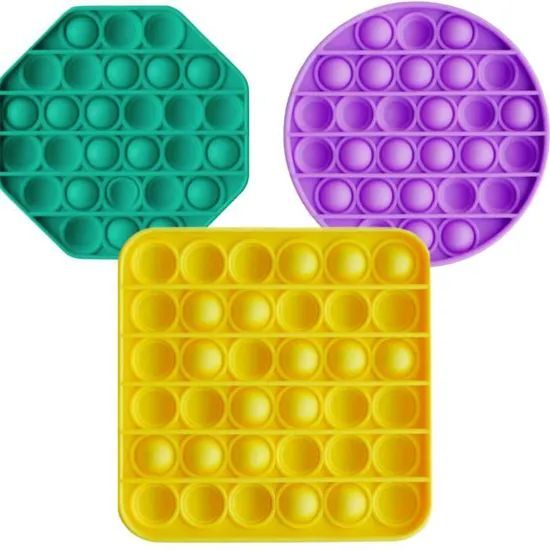 Null Pack of 3 Anti-Stress Sensory Toys in Silicone POP IT-sold new with possibl&hellip;