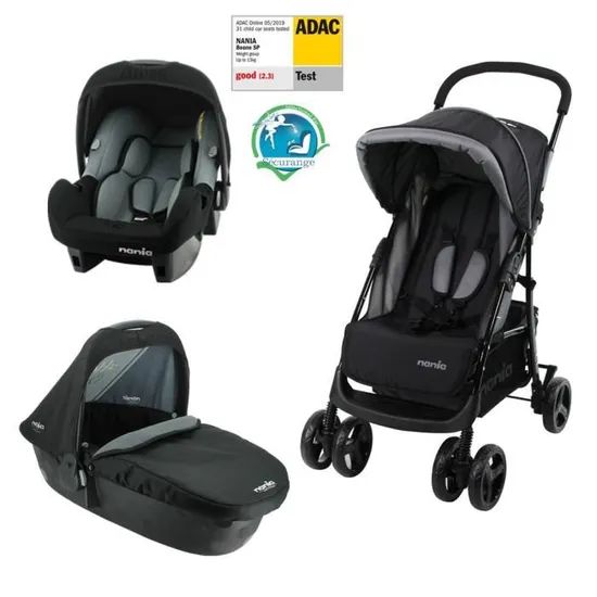 Null Texas NANIA trio stroller - BEONE car seat group 0+ (0-13kg) - 0-36 months &hellip;