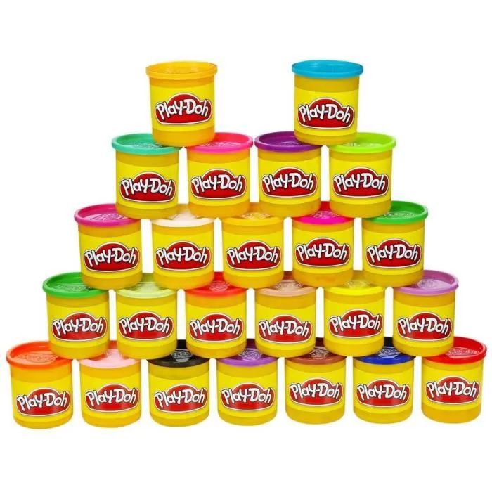 Null Pack of 24 jars of 84 grams of Play-Doh modeling clay - non-toxic for child&hellip;