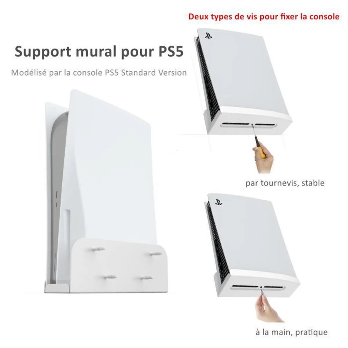 Support Mural pour PS5 sciuU - vendu neuf - défaut d'emb…