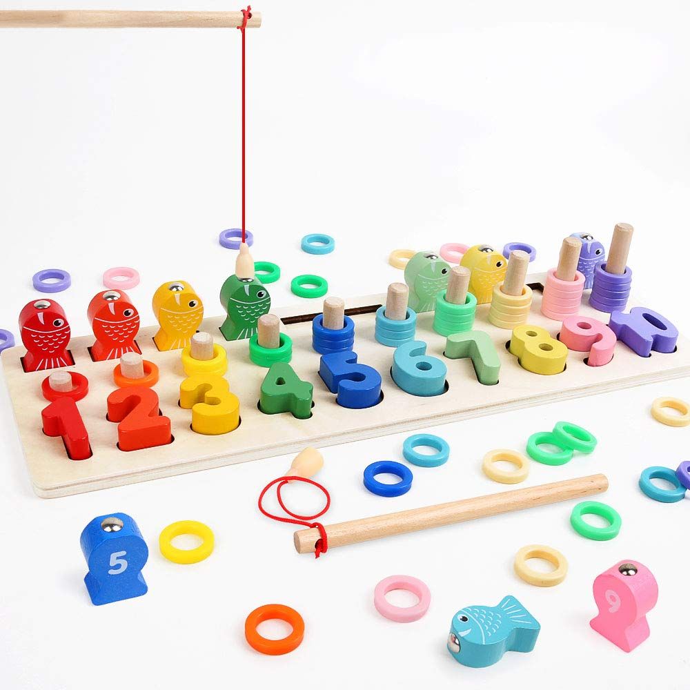 Null Puzzle blocks Montessori en bois - LbLa - 3 ans +-vendu neuf avec défaut d'&hellip;