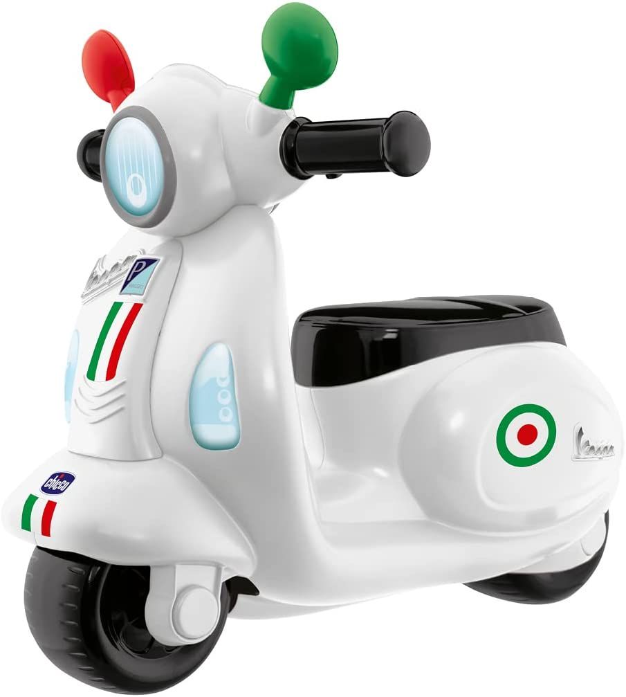 Null Trotteur Vespa Primavera Itali Chicco Moto Porteur avec Panneau Electroniqu&hellip;
