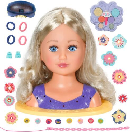 Null 27 cm BABY Born Zapf Creation hair styling doll head - 3 years +-sold new w&hellip;