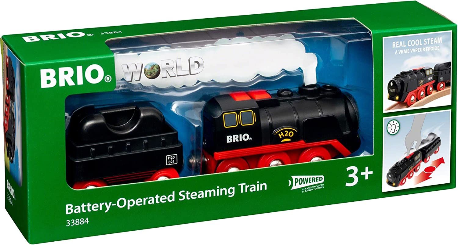 Null Electric train emitting real - Steam battery locomotive - For wooden train &hellip;