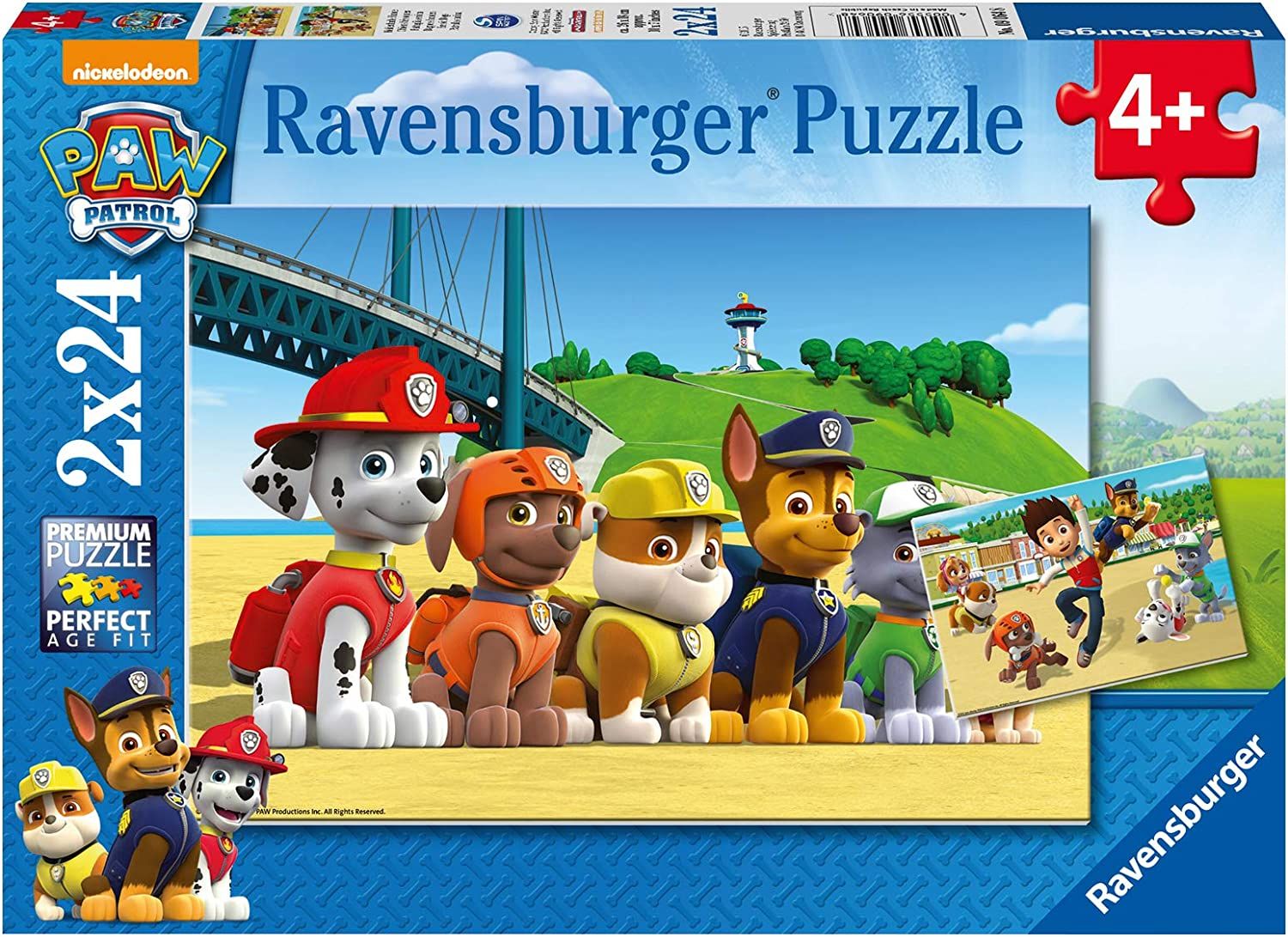 Null Puzzles Pat'Patrouille - 2x24 p - Ravensburger 09064 - 4 years +-sold new w&hellip;