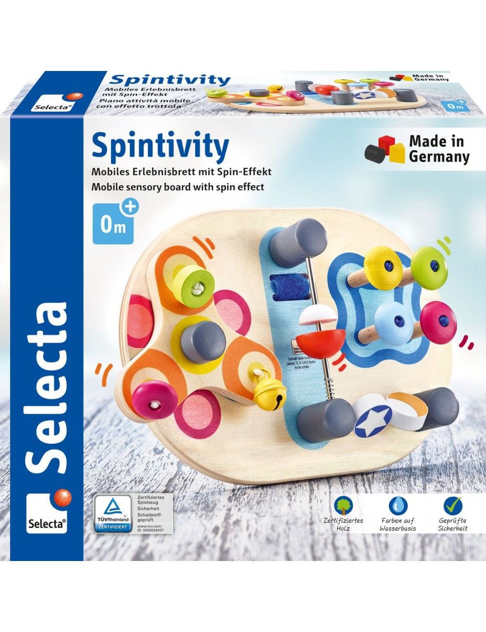 Null Mobile wooden activity board, Spintivity - 0 months + - sold new with possi&hellip;
