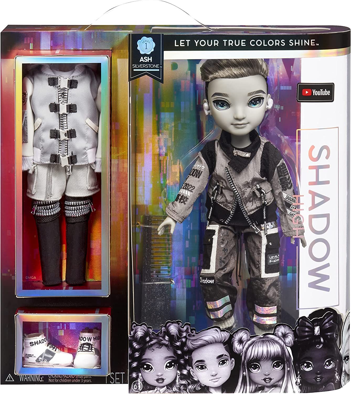 Null Rainbow High Top Secret Doll - Ash Silverstone - 583578EUC - 6 years old +-&hellip;