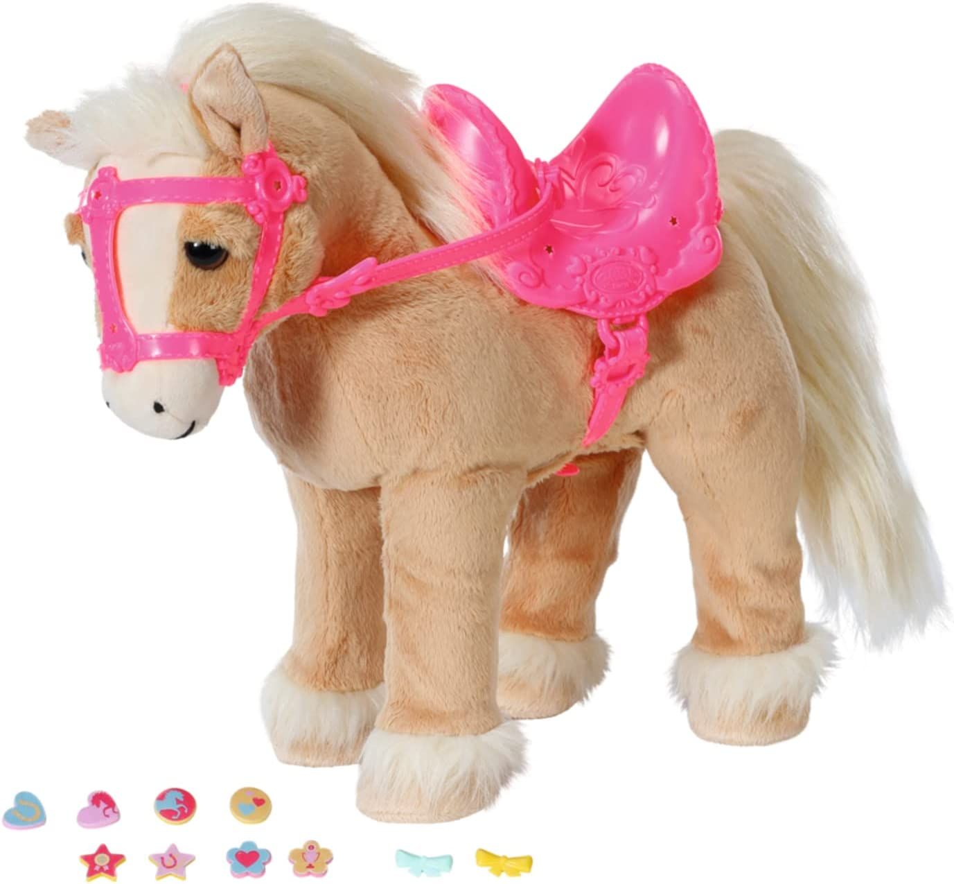 Null My Cute Horse BABY born - 3 Ans + -Contient Une Selle, une Bride Broches - &hellip;