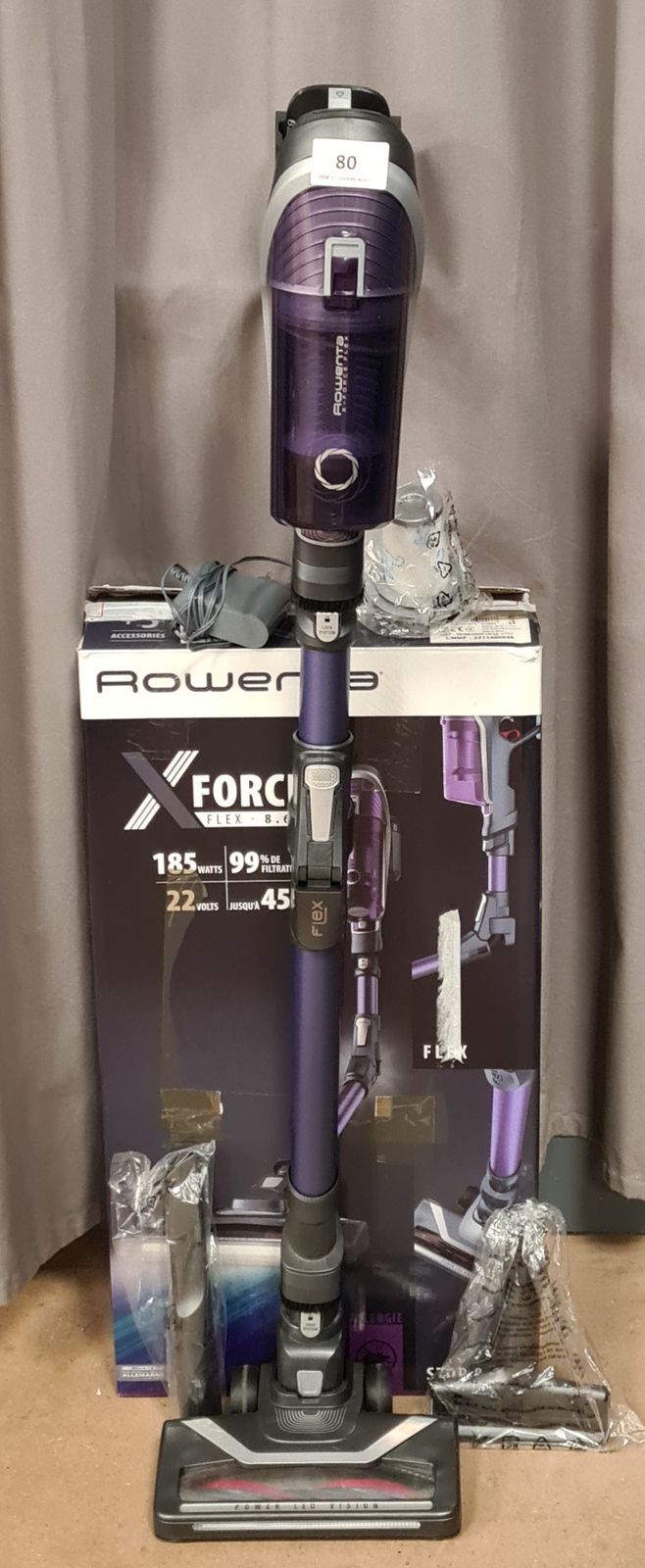 Aspirateur balai Rowenta X-FORCE FLEX 8.60 ALLERGIE RH96