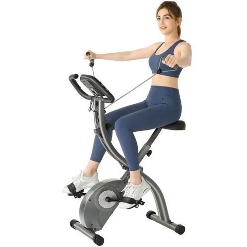 Null Xiduer Folding Exercise Bike 8 Levels of Resistance with Magnetic Wheel - B&hellip;