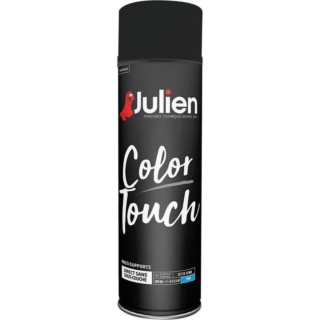 Null Set of 3 cans of JULIEN matte black aerosol paint - 600mL - + 1 of 400mL - &hellip;