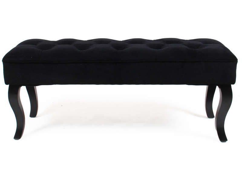 Null ARTHUR" velvet bench - black - 582452-sold new with slight defect in appear&hellip;