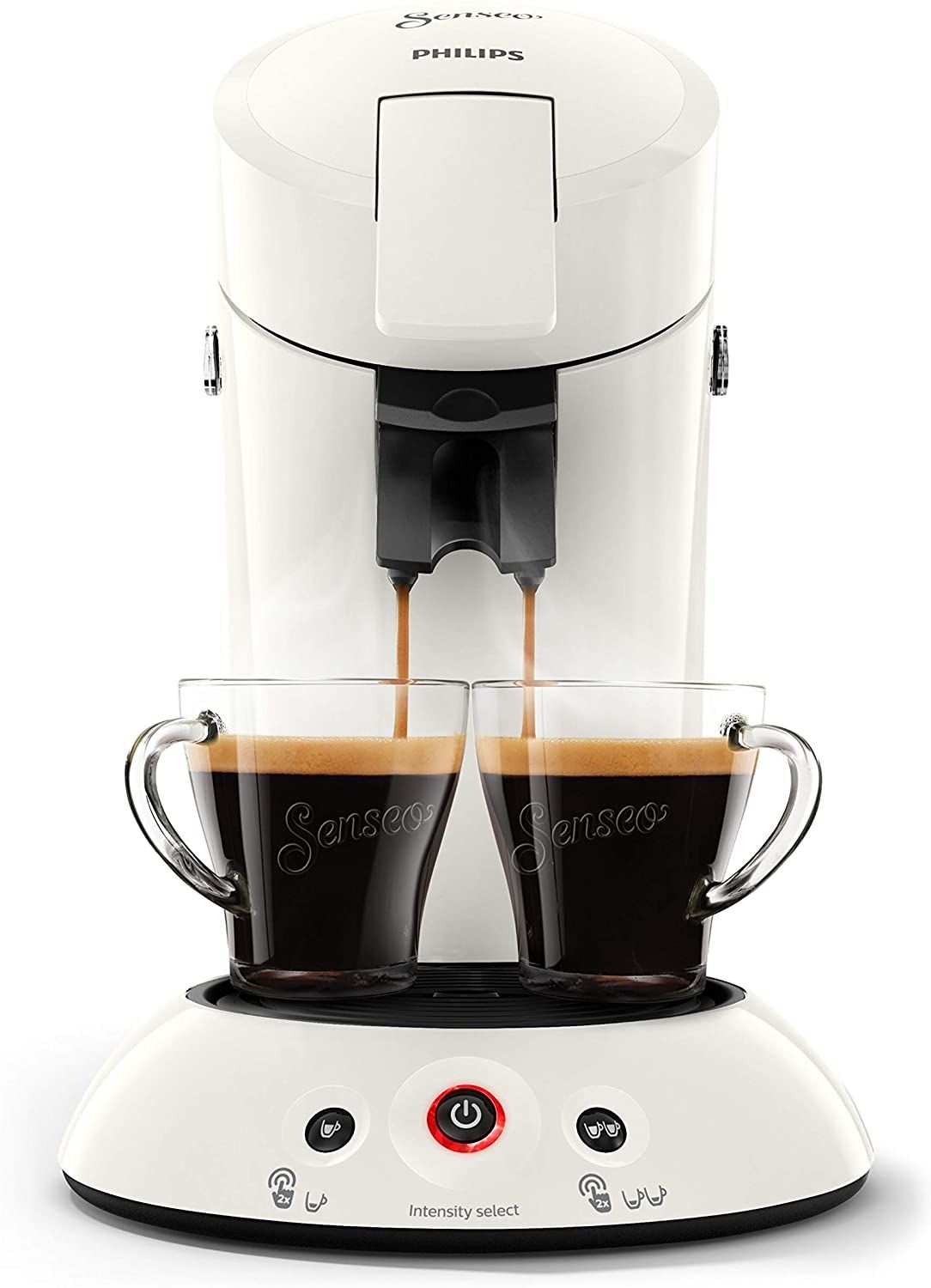 Null Machine à café Senséo original PHILIPS (+2 tasses) HD6554 - blanc-vendu neu&hellip;