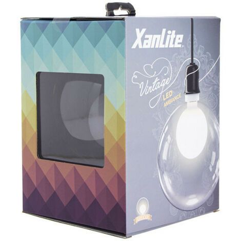 Null Lot de 2 ampoules Xanlite Déco Vintage LED ambiance - 180 lumen - E27 - RDE&hellip;