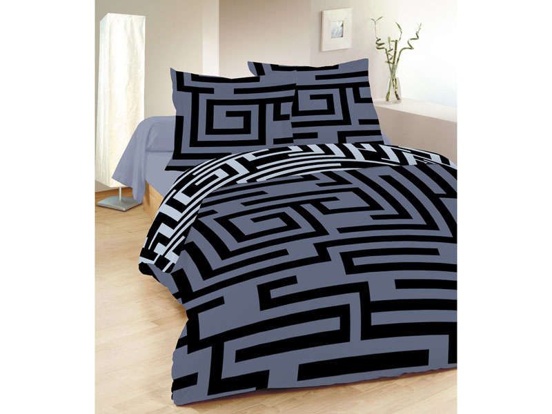 Null Comforter cover set 240x220 cm + 2 pillowcases 63x63cm "LABYRINTHE" - 100% &hellip;
