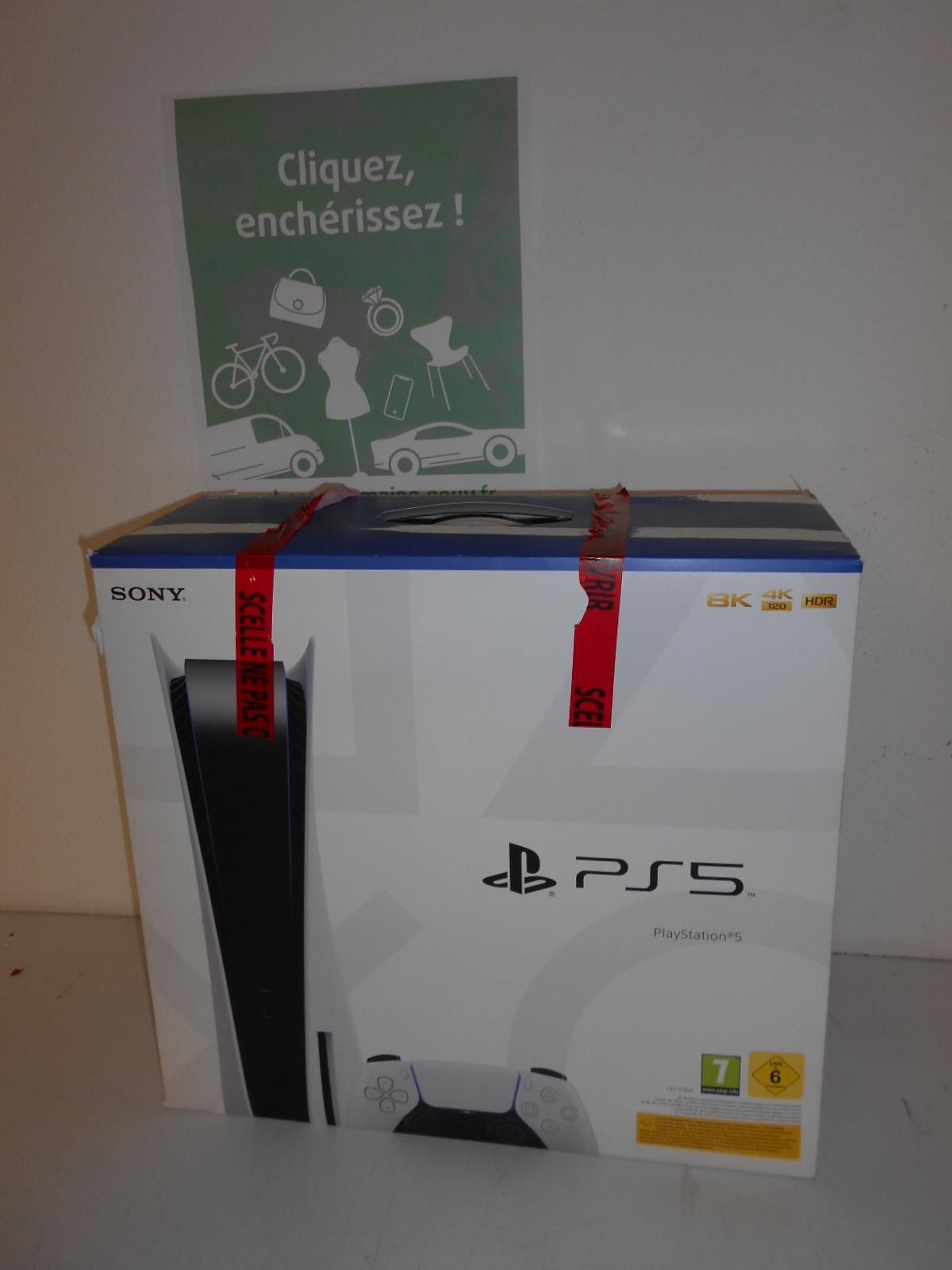 Null 1 console PS5 avec carton d'origine.

 
 
 
Service remettant : TRIBUNAL JU&hellip;