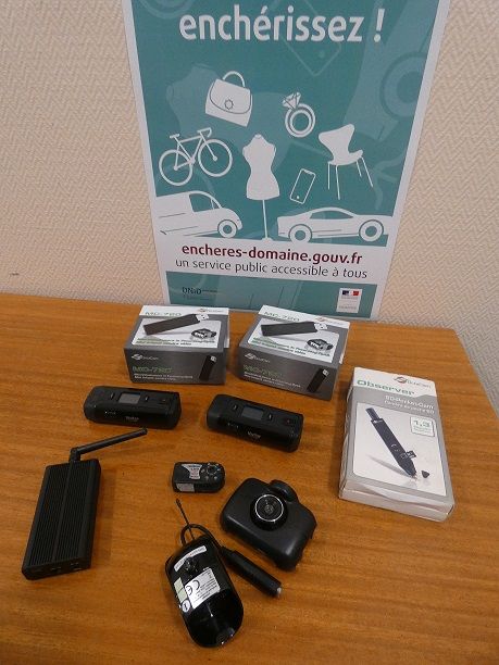 Null Lot including: 5 mini cameras and a transmitter-receiver, 1 OCTACAM Pocket-&hellip;