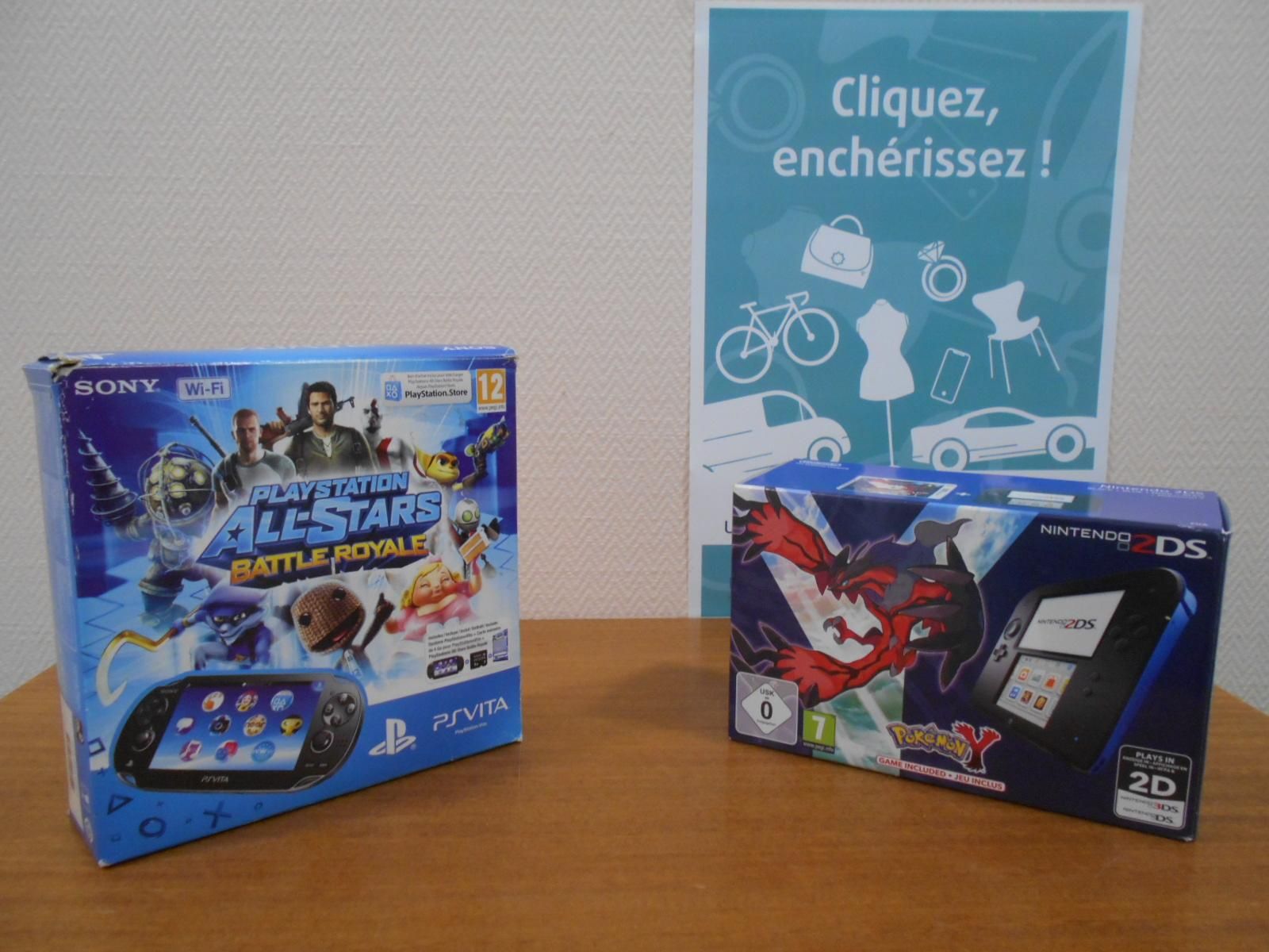 Null 
	 Ensemble jeux vidéo et accessoires (5 cartons) comprenant : 


	 1 conso&hellip;