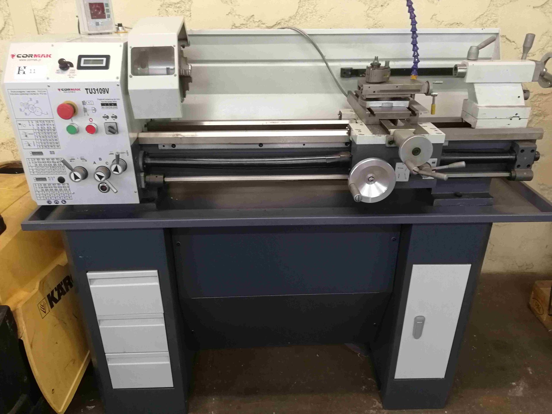 Mise à prix 800 € LATHE CORMAK TU3109V Brand new - Universal metal lathe CORMAK &hellip;