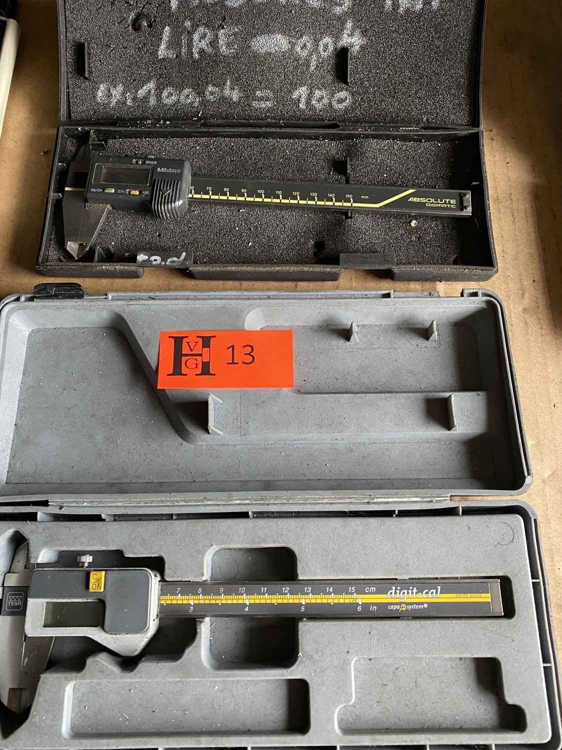 Null 2 Digital calipers 15cm TESA + MITUTOYO