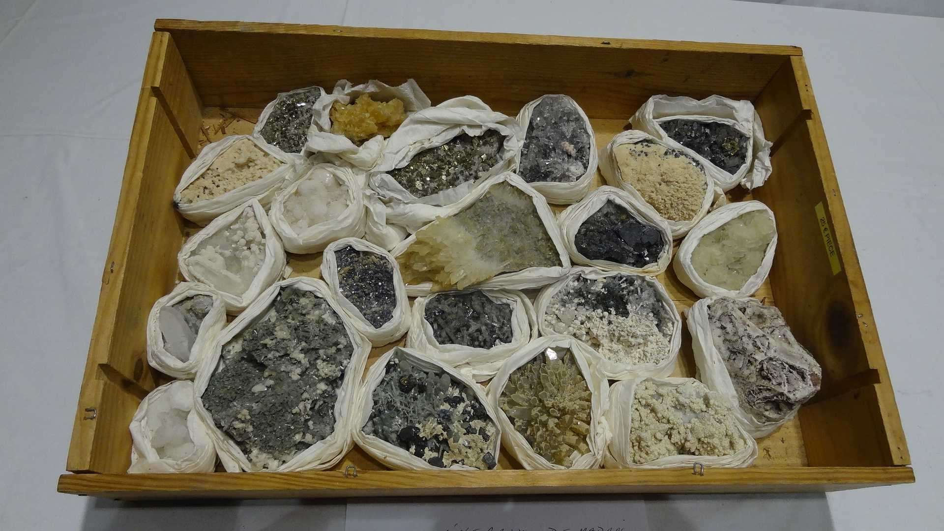 Null Set of minerals from MADAN (Bulgaria) containing PYRITE, QUARTZ, GALEN, HEM&hellip;