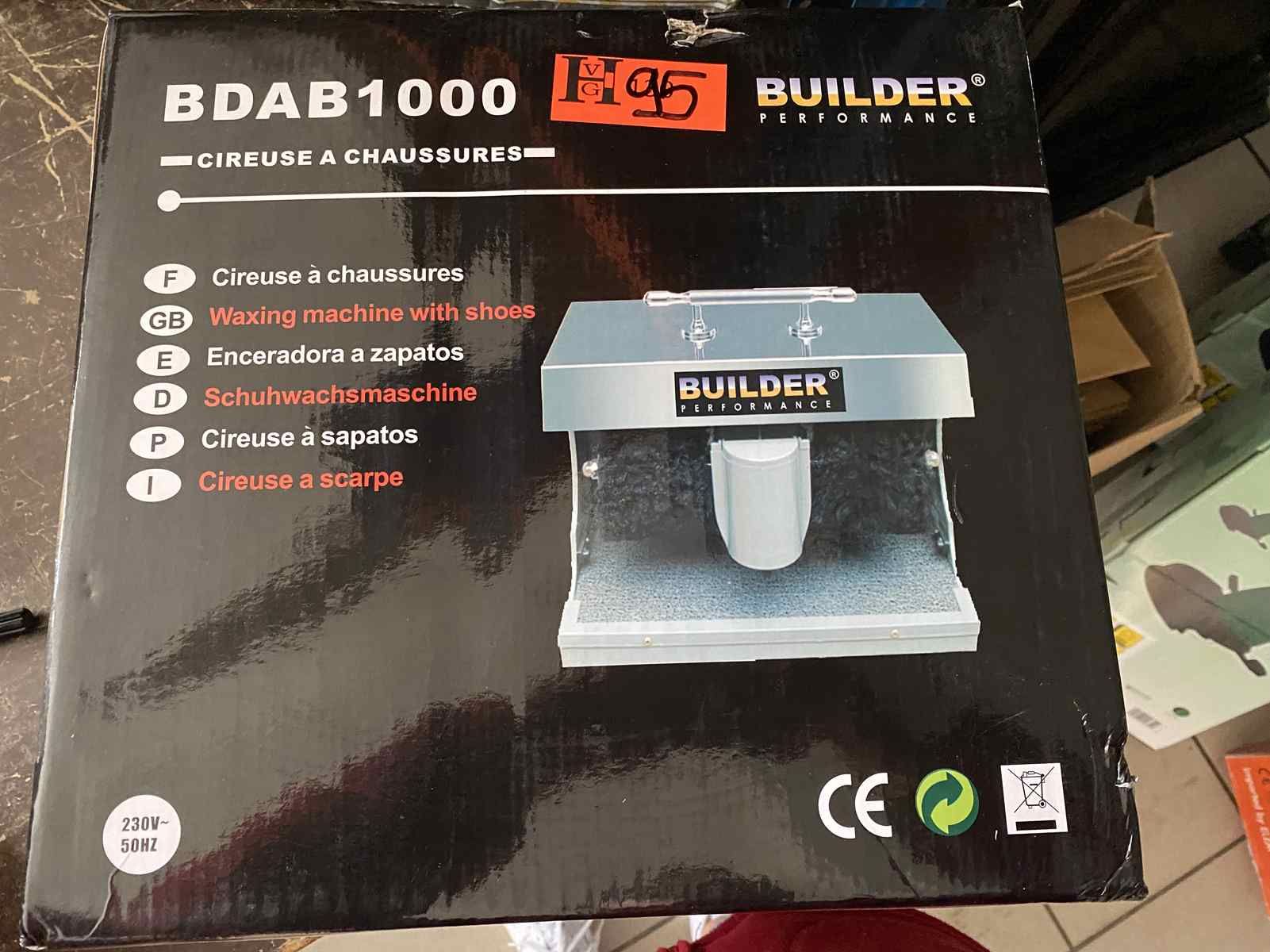 Null 
B*130 - LUSTREUSE CIREUSE A CHAUSSURE BDAB1000 BUILDER - ARTICLE NEUF