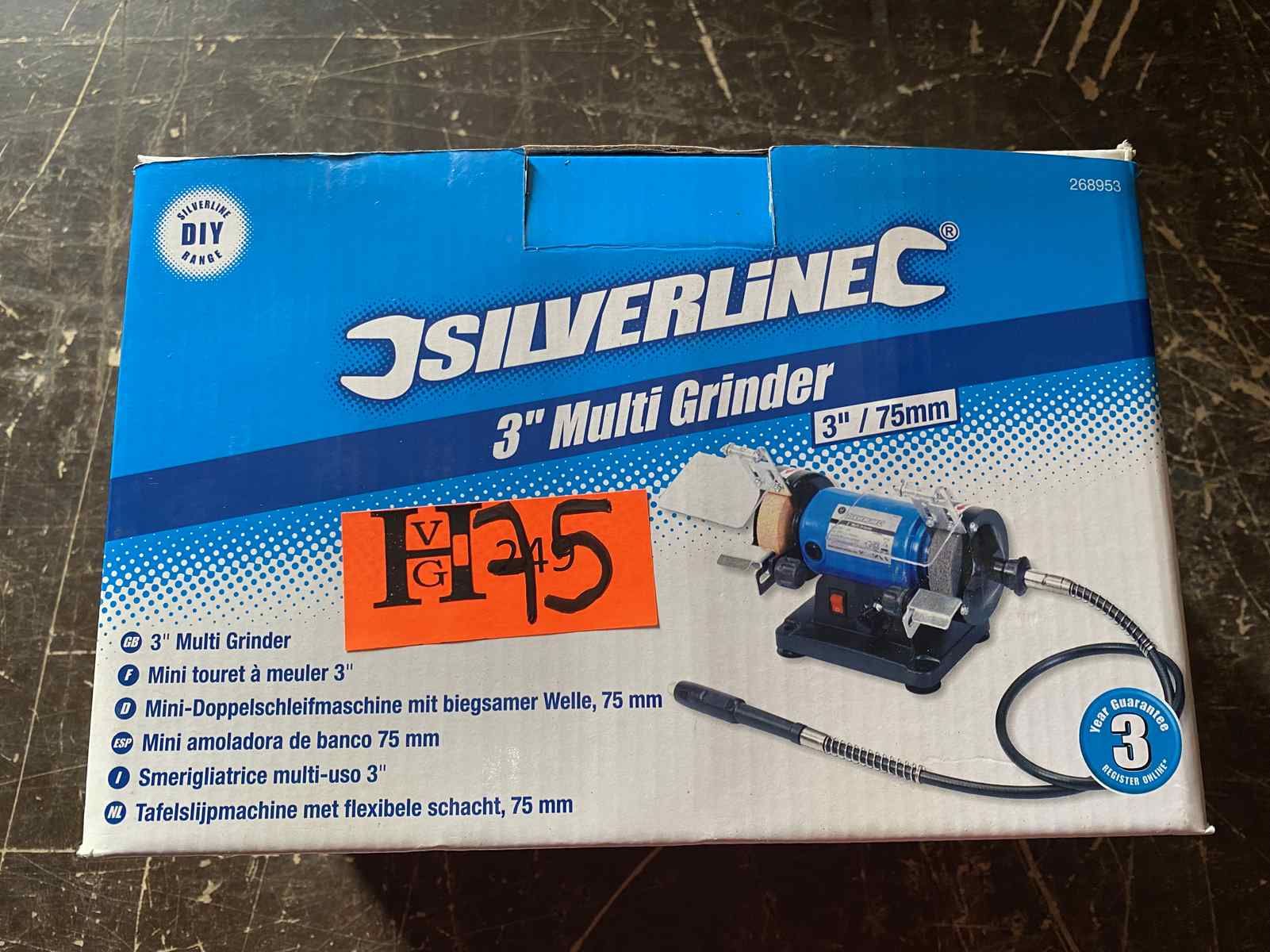 Null 
B*249 - SILVERLYNE 3 GRINDING LATHE - Brand new tools in packaging