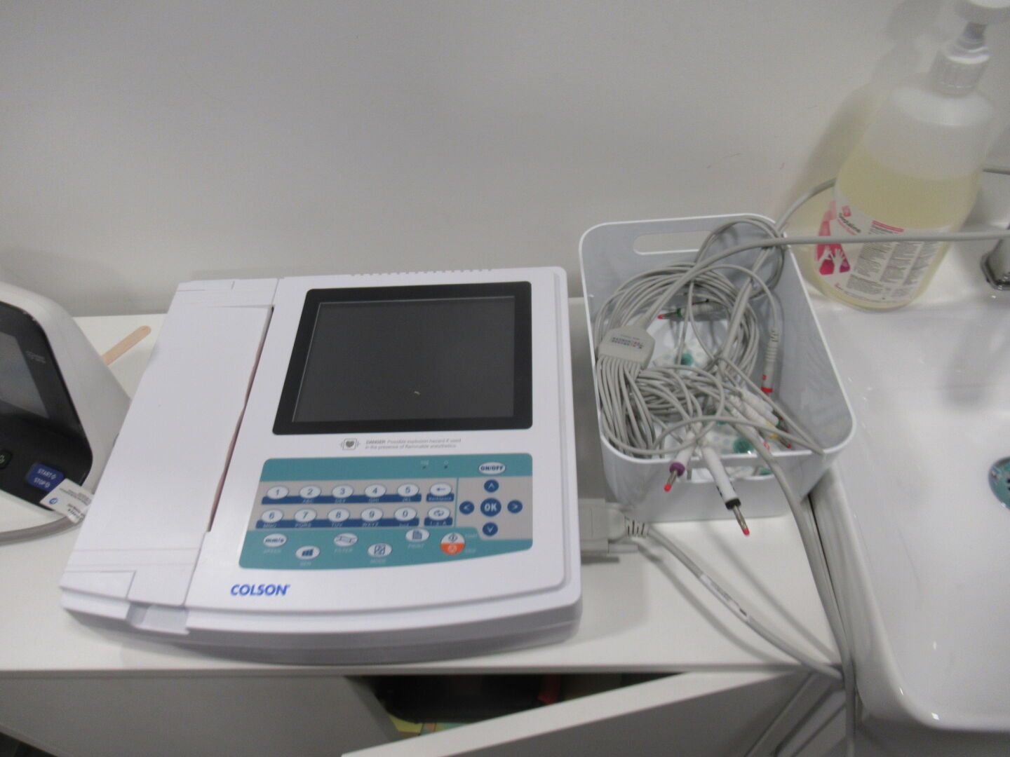 Null 1 appareil d'électrocardiographe Colson Cardi 12 modèle ECG1200G