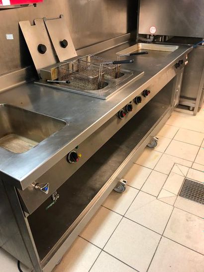 null 1 ensemble bain marie double friteuse plancha KUPPERSBUSCH