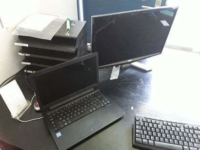 null un micro ordinateur portable Asus

un écran plat Acer

clavier souris