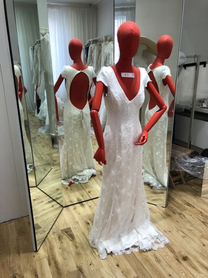 null 1 robe de mariée BELLE DE JOUR dentelle ivoire T36
