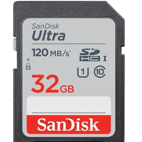 SANDISK - Lot de 2 Cartes SD 32Go Classe 10 UHS-I 120Mo/…