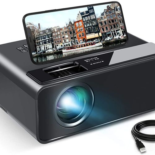 ELEPHAS Vidéoprojecteur Wifi 1080p 7500 Lux compatible Smartphones Coloris Noir &hellip;