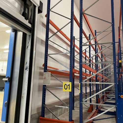 Null Important set of 12 bays of sliding storage racks BPS DINAMIC in perfect wo&hellip;