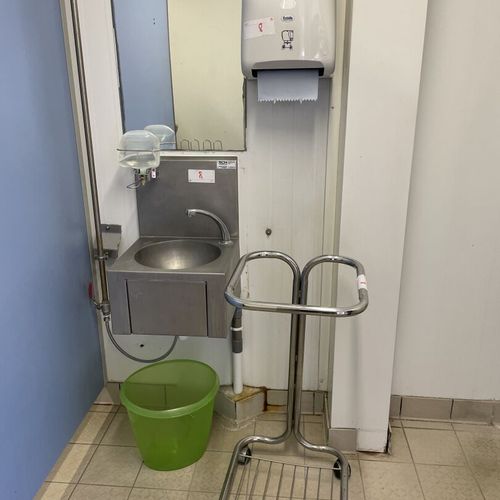 Null SCM stainless steel washbasin of 2020 with EVADIS paper dispenser and refil&hellip;