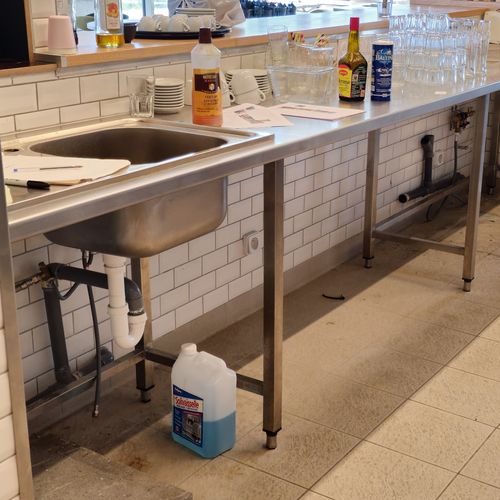 Null Worktop with a sink