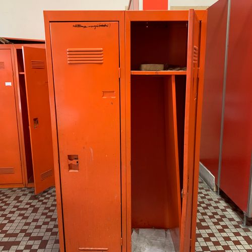 Null One set of 8-person lockers, plus one used 2-person locker