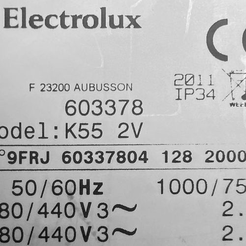 Null CUTTER MELANGEUR DE MARQUE ELECTROLUX MODELE K55. EX BOETIE. BAT.H ENTREE