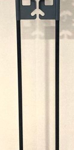 Null COAT RACK JEAN-PIERRE VITRAC EDITION MANADE, BLACK LACQUERED STEEL STRUCTUR&hellip;
