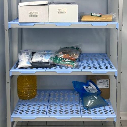 Null 2.8 LINEAR METERS OF TOURNUS BRAND COLD ROOM SHELVING EQUIPMENT INCLUDING: &hellip;