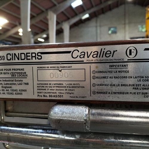 Null BARBECUE A GAZ CINDERS CAVALIER
 - Observations : BARBECUE AU PROPANE
MATER&hellip;