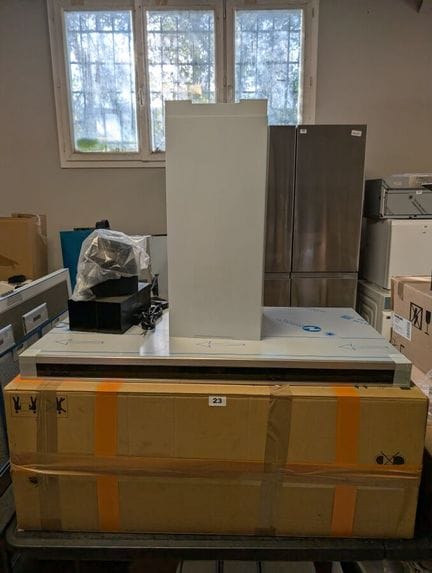 Elica ELNE/ELN 90 IX hotte décorative murale en acier inoxydable de 90 cm de large FONCTIONNEL (Produit Neuf)