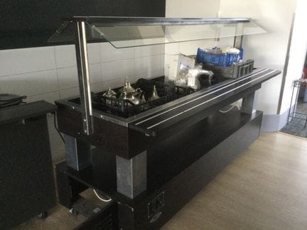 Un buffet chaud Roller grill modèle SB 60 C