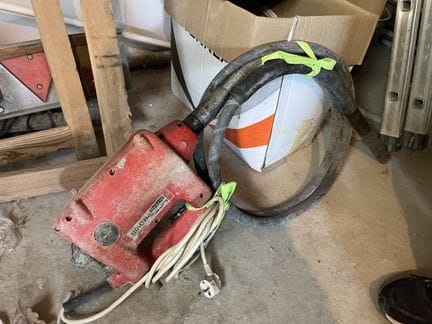 1 aiguille vibrante électrique pour béton ALTRAD
