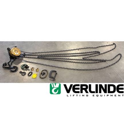 PALAN A CHAINE MANUEL DE MARQUE VERLINDE. CROCHET CHAPE. TVA RECUPERABLE. LOCALISATION : ADP - BATIMENT 7610 - 10 RUE DE