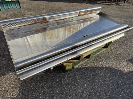 Plancha à gaz de marque VISVARDIS modèle : TPG 1800, dim : 40 x 180 x 80cm