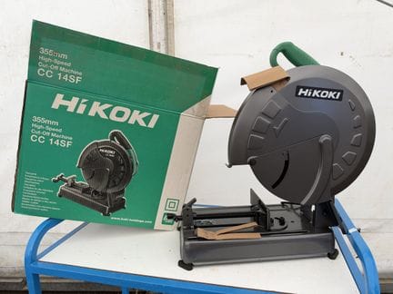 Scie radiale électrique filaire de marque HIKOKI modèle : CC 14SF, ( neuve dans sa boite )