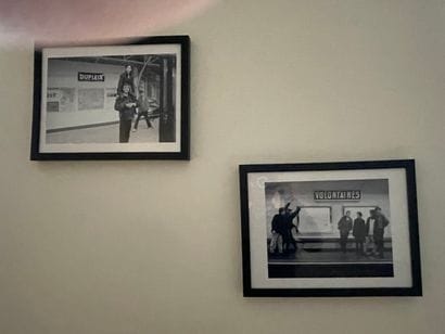 1 set of six views of Paris