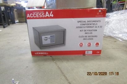 1 coffre-fort à combinaison LIFEBOX (jamais...