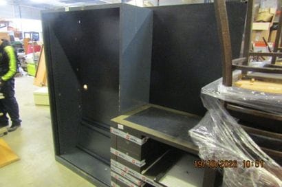 1 armoire métallique haute 2 portes coul...